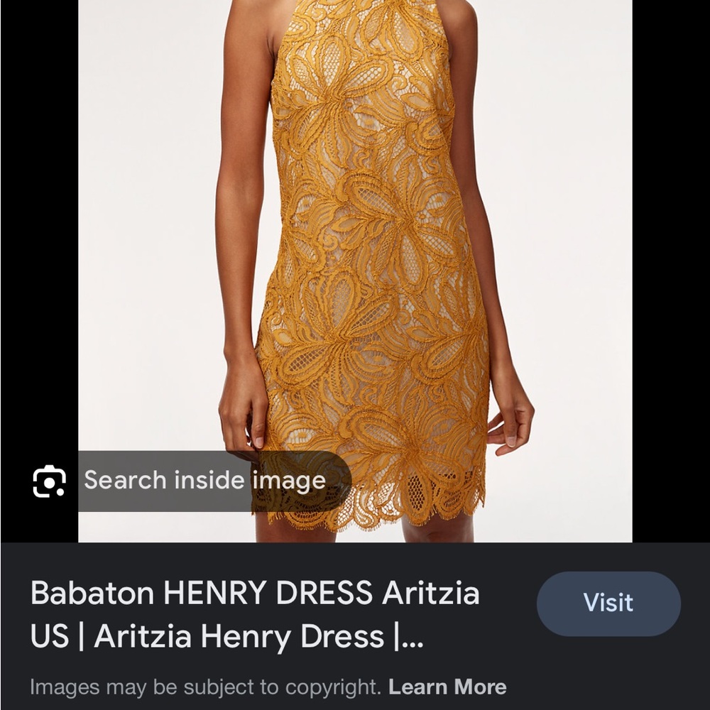 Babaton Henry Dress Lace in Red